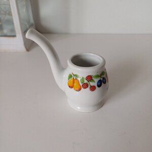 Vintage German Porcelain Ceramic Sipper Schnapspfeifle Pipe Shaped